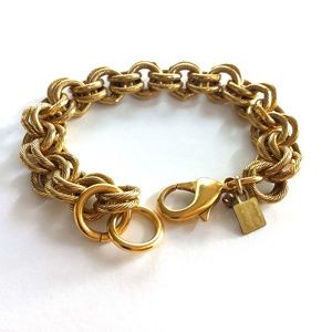 John Wind Bracelet Charm, Gold Tone